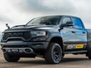 1200hp RAM TRX vs Lamborghini Revuelto drag race