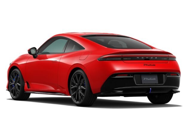 Five generations of the Honda Prelude