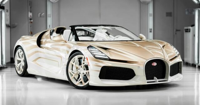 Bugatti’s Final W-16 Masterpiece Gets a Golden Touch
